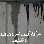 شركة كشف تسربات المياه بالقطيف